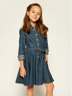 Polo Ralph Lauren Polo Ralph Lauren Vestito da giorno Denim Shirtd 313698860001 Blu scuro Regular Fit