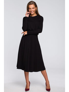 Stylove Stylove Sukienka codzienna S234 Czarny Regular Fit