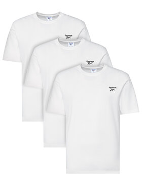 Reebok Reebok 3 t-kreklu kompleksts Woodrow RK25189CCM Balts Regular Fit