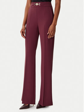 ARTIGLI ARTIGLI Hlače iz tkanine ACPA002994 Bordo rdeča Regular Fit
