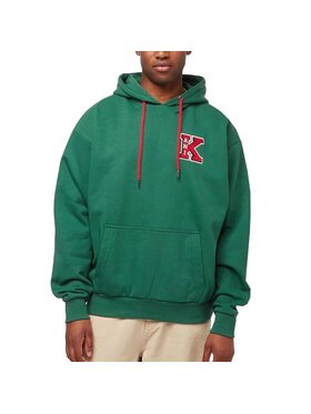 Karl Kani Karl Kani Mikina RETRO PATCH OS HOODIE Zelená Regular Fit