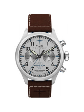 Timex Timex Zegarek TW2Y38700 Brązowy