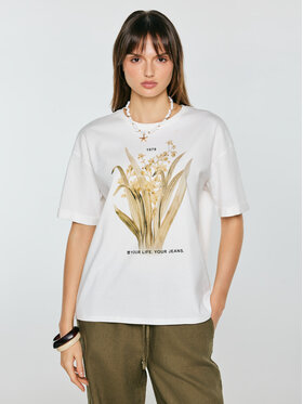 BIG STAR BIG STAR T-Shirt LIKA Biały Comfort Fit