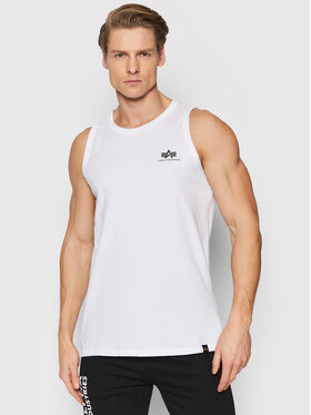 Alpha Industries Alpha Industries Tank top Small Logo 196541 Bílá Regular Fit