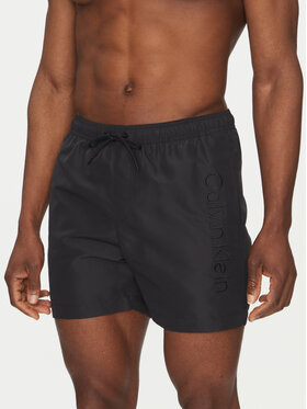 Calvin Klein Swimwear Calvin Klein Swimwear Σορτς κολύμβησης KM0KM01166 Μαύρο Regular Fit