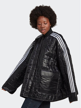 adidas adidas Pernata jakna Premium Quilted HK5239 Crna Loose Leg