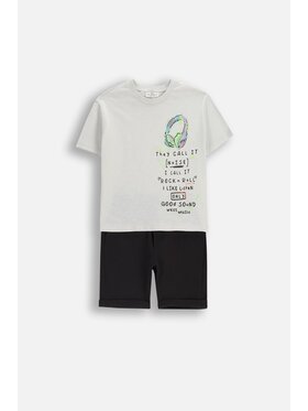 Coccodrillo Coccodrillo Komplet t-shirt i spodenki WC5117304XBK-022 Kolorowy Regular Fit