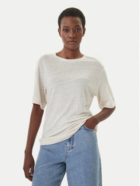 BOSS BOSS T-krekls C_Emma 50556387 Bēšs Regular Fit