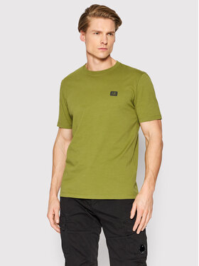 C.P. Company C.P. Company T-Shirt Goggle Graphic 12CMTS045A 005100W Πράσινο Regular Fit
