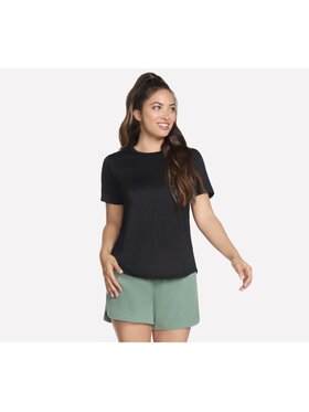 Skechers Skechers T-Shirt TS104-BLK Czarny Regular Fit