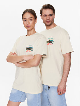 Grimey Grimey T-shirt GA665 Écru Regular Fit