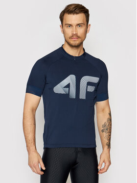 4F 4F Koszulka techniczna H4L21-RKM001 Granatowy Slim Fit
