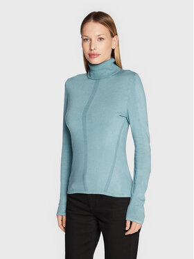 Comma Comma Dolčevita 2119608 Plava Slim Fit