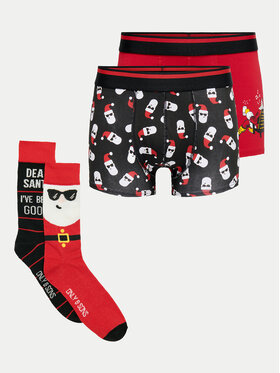 Only & Sons Only & Sons Σετ εσωρούχων Xmas Box 22030904 Κόκκινο