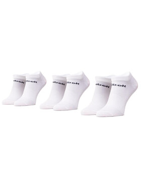Reebok Reebok 3 unisex zemo zeķu pāru komplekts Act Core Low Cut Sock 3P GH8228 Balts