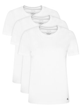 Calvin Klein Underwear Calvin Klein Underwear Komplet t-shirtów LV00QS7485 Biały Regular Fit