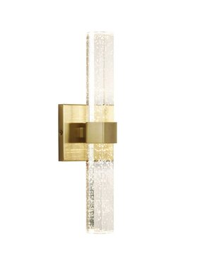 MIAhome MIAhome Kinkiet lampa ścienna 400x100 mm Candice LED Złoty