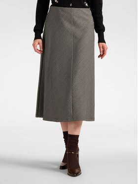 Elena Mirò Elena Mirò Spódnica midi 1008P000105N001 Czarny Flared Fit