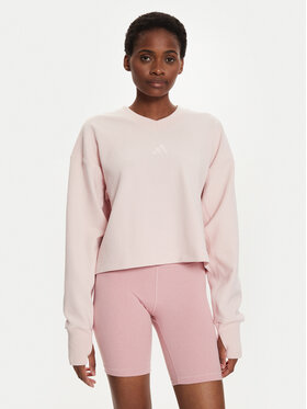 adidas adidas Pulóver ALL SZN IY6832 Rózsaszín Loose Fit