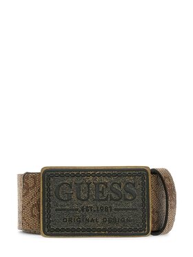 Guess Guess Pasek Męski 176903 Beżowy