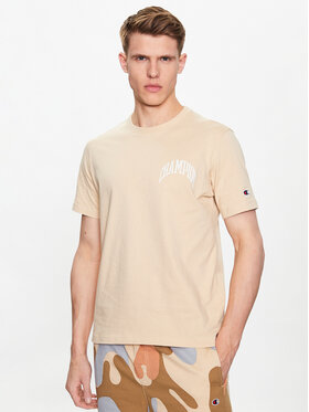 Champion Champion Футболка 218521 Бежевий Regular Fit