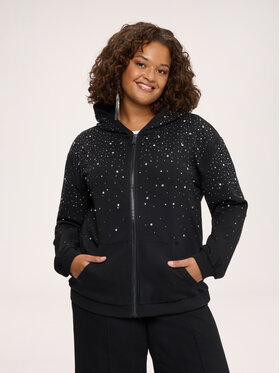 Fiorella Rubino Fiorella Rubino Bluza G868L009415N033 Czarny Over Fit