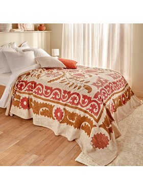 MIAhome MIAhome Narzuta na łóżko bawełniana 240x260 cm Sienna Kolorowy
