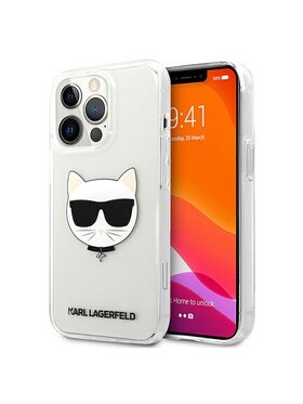 KARL LAGERFELD KARL LAGERFELD Etui na telefon Choupette Head Przezroczysty