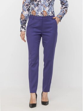 Willsoor Willsoor Spodnie materiałowe 68238 Fioletowy Cigarette Fit