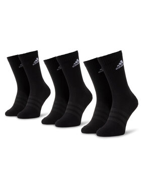 adidas adidas Súprava 3 párov vysokých ponožiek unisex Cush Crw 3Pp DZ9357 Čierna