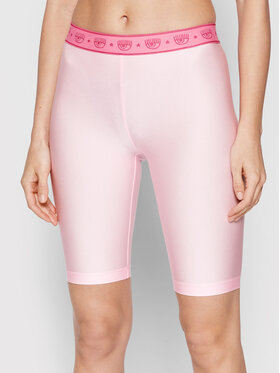 Chiara Ferragni Chiara Ferragni Sportovní kraťasy 72CBD190 Růžová Slim Fit