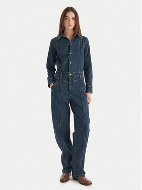 Wrangler Wrangler Kombinezonas Western 112371042 Tamsiai mėlyna Regular Fit
