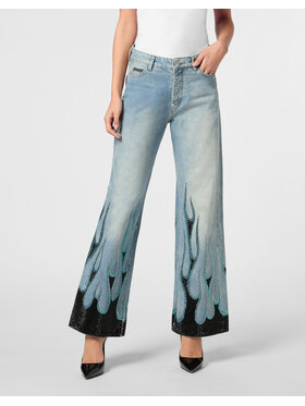 PHILIPP PLEIN PHILIPP PLEIN Jeansy 23241 Světle modrá Skater Fit