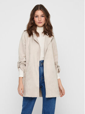 ONLY ONLY Демісезонний плащ Joline 15179864 Бежевий Regular Fit