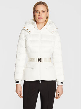 Elisabetta Franchi Elisabetta Franchi Kurtka puchowa PI-40H-26E2-V590 Biały Slim Fit