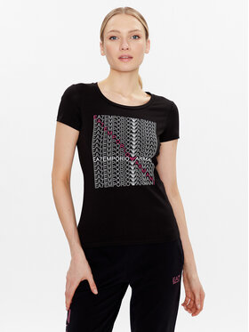 EA7 Emporio Armani EA7 Emporio Armani T-Shirt 3RTT35 TJFKZ 1200 Černá Regular Fit
