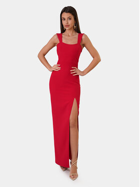 Illuminate Illuminate Sukienka wieczorowa Kimme Czerwony Slim Fit