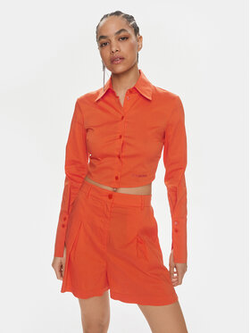 Patrizia Pepe Patrizia Pepe Košile 2C1524/A23-R825 Oranžová Regular Fit