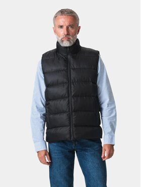 TeeShoppen TeeShoppen Kamizelka 'Basic Collection' Czarny Regular Fit