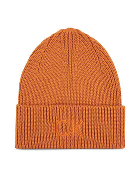 Calvin Klein Calvin Klein Шапкa Re-Lock Beanie W/Emb K60K608660 Коричневий