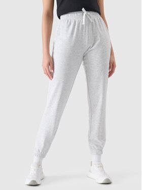 4F 4F Spodnie dresowe 4FWMM00TTROF1138-27M Szary Regular Fit