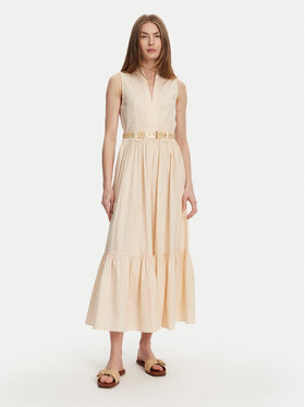 TWINSET TWINSET Rochie de zi 251TT2101 Bej Regular Fit