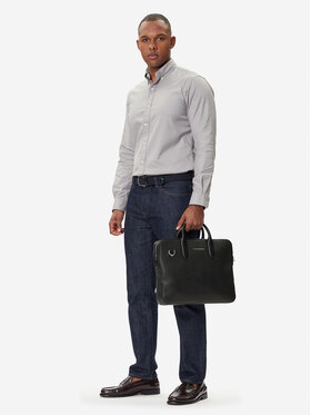 Tommy Hilfiger Tommy Hilfiger Laptoptáska Th Business Leather Computer Bag AM0AM13642 Fekete