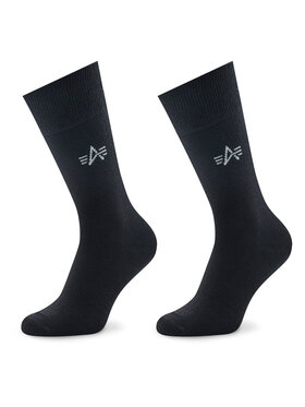 Alpha Industries Alpha Industries Súprava 3 párov vysokých pánskych ponožiek Basic 118929 Čierna