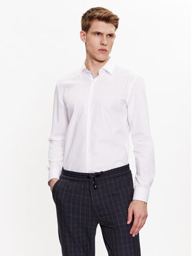 Hugo Hugo Koszula 50484147 Biały Slim Fit