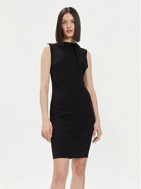 Rinascimento Rinascimento Коктейльна сукня CFC0118282003 Чорний Regular Fit