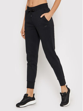 4F 4F Spodnie dresowe NOSH4-SPDD351 Czarny Regular Fit