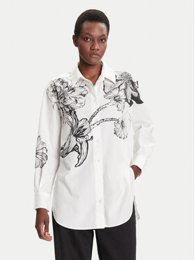 Desigual Desigual Camicia Byn Lacroix 25WWCW07 Bianco Loose Fit