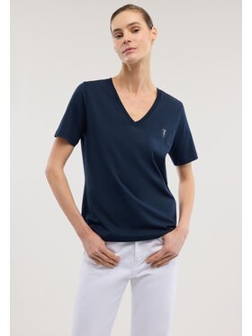 Trussardi Trussardi T-Shirt G1266000228N034 Niebieski Regular Fit