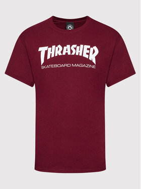 Thrasher Thrasher T-shirt Skatemag Bordeaux Regular Fit